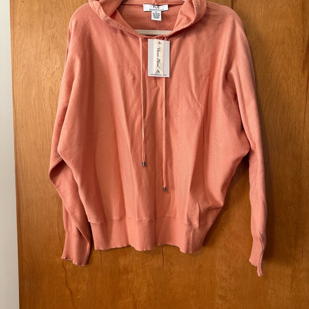 Magaschoni Peach Knit Sweater